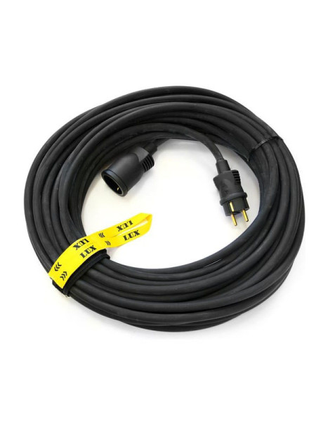 Силовой удлинитель УС1-Е-20 У-161 КГ 3x2.5 20м, 16А с заземлением LUX 30020 4606400419211