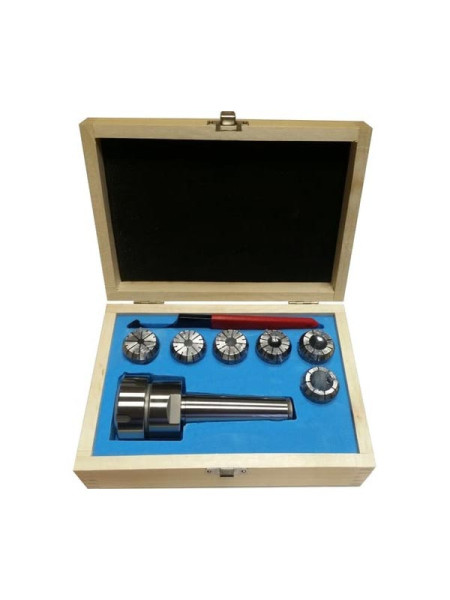 Патрон цанговый MSB4-ER32, хвостовик конус Морзе, DIN228-A, с набором цанг 6 шт. 6-20 мм GRIFF b220231