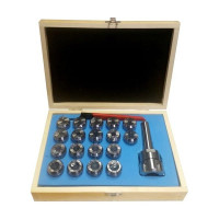 Патрон цанговый MSB2-ER32, хвостовик конус Морзе, DIN228-A, с набором цанг 18 шт. 3-20 мм GRIFF b220413