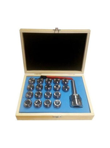 Патрон цанговый MSB3-ER32, хвостовик конус Морзе, DIN228-A, с набором цанг 18 шт. 3-20 мм GRIFF b220423