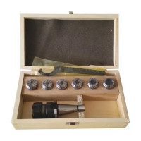 Патрон цанговый NT40ER32 хвостовик конус 7:24 DIN2080 с набором цанг 6 шт., 6-20 мм GRIFF b221223