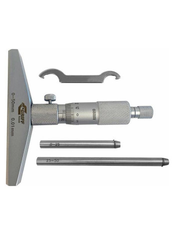 Микрометрический глубиномер GRIFF ГМ 50 ГОСТ 7470-92 пр-во Guilin Measuring D102005