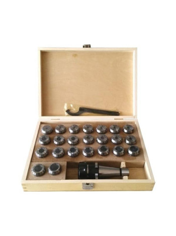 Патрон цанговый NT50ER40 хвостовик конус 7:24 DIN2080 с набором цанг 23 шт., 4-26 мм GRIFF b221442