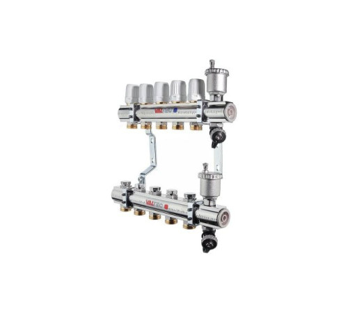 Коллекторная группа в сборе, 1х3 вых. Евроконус 3/4 VALTEC VTc.594.EMNX.0603
