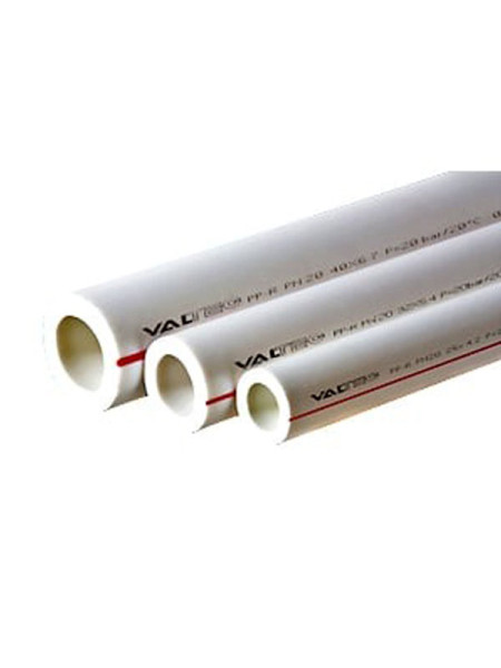 Труба PP-R, PN 20, 63мм, белый VALTEC VTp.700.0020.63