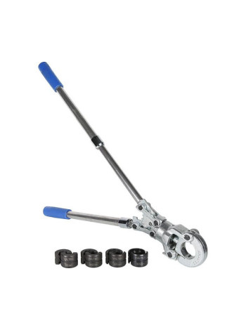 Ручной пресс-инструмент для обжима металлопластиковых труб с комплектом насадок 16-20-26-32, стандарт TH VALTEC VTm.293.0.160032