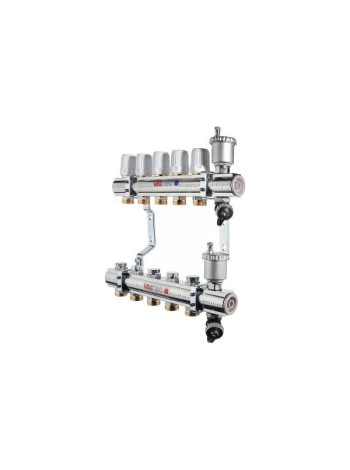 Коллекторная группа в сборе, 1х5 вых. Евроконус 3/4 VALTEC VTc.594.EMNX.0605