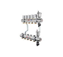 Коллекторная группа в сборе, 1х6 вых. Евроконус 3/4 VALTEC VTc.594.EMNX.0606