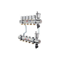 Коллекторная группа в сборе, 1х9 вых. Евроконус 3/4 VALTEC VTc.594.EMNX.0609