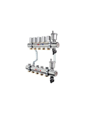 Коллекторная группа в сборе, 1х9 вых. Евроконус 3/4 VALTEC VTc.594.EMNX.0609