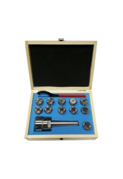 Патрон цанговый MSB4-ER32, хвостовик конус Морзе, DIN228-A, с набором цанг 11 шт. 4-20 мм GRIFF b220331