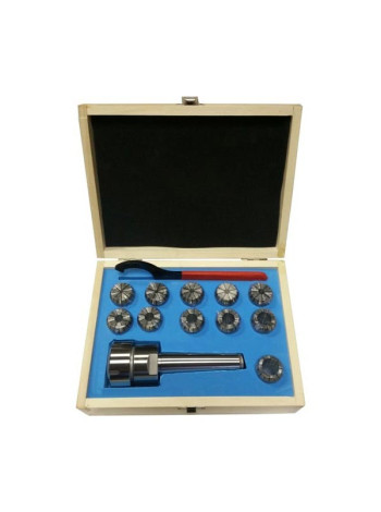 Патрон цанговый MSB4-ER32, хвостовик конус Морзе, DIN228-A, с набором цанг 11 шт. 4-20 мм GRIFF b220331