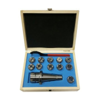 Патрон цанговый NT40-ER32, хвостовик конус 7:24, DIN2080, с набором цанг 11 шт. 4-20 мм GRIFF b221323