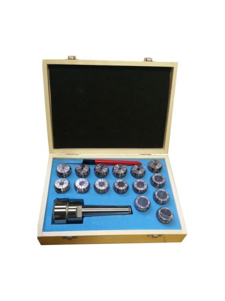 Патрон цанговый MSB3-ER40, хвостовик конус Морзе, DIN228-A, с набором цанг 15 шт. 4-26 мм GRIFF b220324