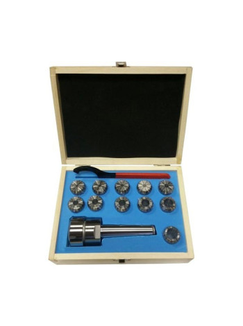 Патрон цанговый MSB3-ER32, хвостовик конус Морзе, DIN228-A, с набором цанг 11 шт. 4-20 мм GRIFF b220323