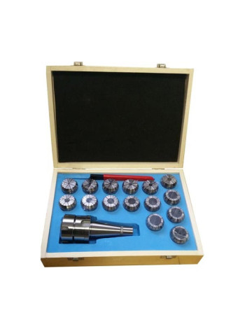 Патрон цанговый NT50-ER40, хвостовик конус 7:24, DIN2080, с набором цанг 15 шт. 4-26 мм GRIFF b221342