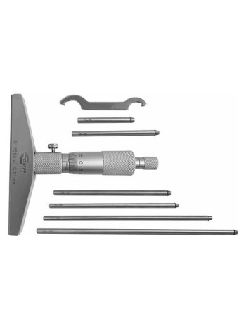 Микрометрический глубиномер ГМ 150 ГОСТ 7470-92 /пр-во Guilin Measuring/ GRIFF D102011