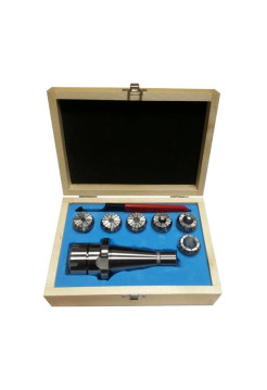 Патрон цанговый NT30-ER32 с набором цанг (6 шт; 6-20 мм) GRIFF b221213