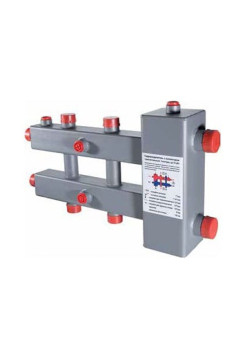 Гидроразделитель с коллектором (5 контуров; до 70 кВт) VALTEC VTc.100.SH.070605