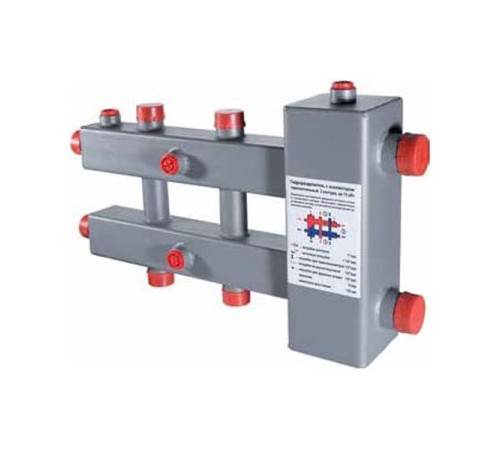 Гидроразделитель с коллектором (5 контуров; до 70 кВт) VALTEC VTc.100.SH.070605