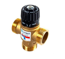 Термостатический смесительный клапан STOUT G 1” M SVM-0120-164325 RG008TIGDSDS8K