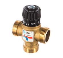 Термостатический смесительный клапан STOUT 1 SVM-0120-166025 RG008TIGFKCNQF