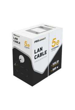 Кабель PROconnect витая пара FTP 4PR 24AWG, CCA, CAT5e, наружный OUTDOOR, бухта 305 м 01-0146-3
