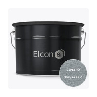 Кузнечная краска с молотковым эффектом Elcon серебро 10кг 00-00002846