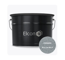 Кузнечная краска с молотковым эффектом Elcon серебро 10кг 00-00002846
