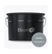 Кузнечная краска с молотковым эффектом Elcon серебро 10кг 00-00002846