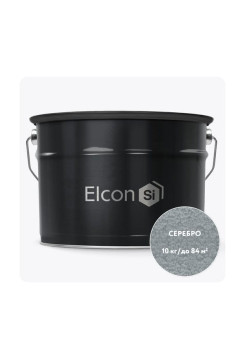 Кузнечная краска с молотковым эффектом Elcon серебро 10кг 00-00002846