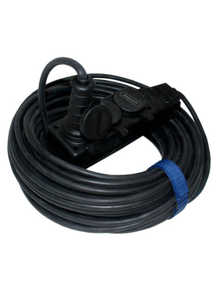 Силовой шнур-удлинитель ЭНАРГИТ КГ 3*2,5 3 розетки 10 метров ip 44 вилка/колодка КГ325-10-3-44