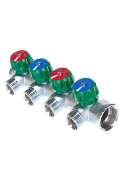 Регулирующий коллектор STOUT 1, 4 отвода 3/4 ЕК SMB-6850-013404 RG008UJF5BAVQ8