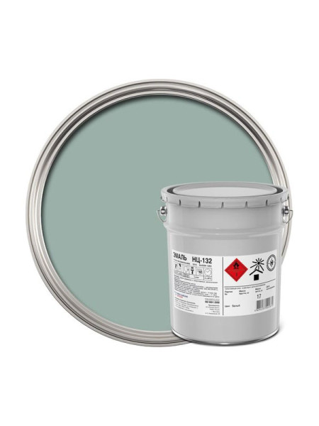 Быстросохнущая нитраэмаль ЯРОСЛАВСКИЕ КРАСКИ НЦ-132 светло-серая, 17 кг 2881.3