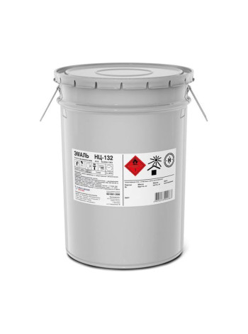 Быстросохнущая нитраэмаль ЯРОСЛАВСКИЕ КРАСКИ НЦ-132 глянцевая белая, 48 кг 4600.3