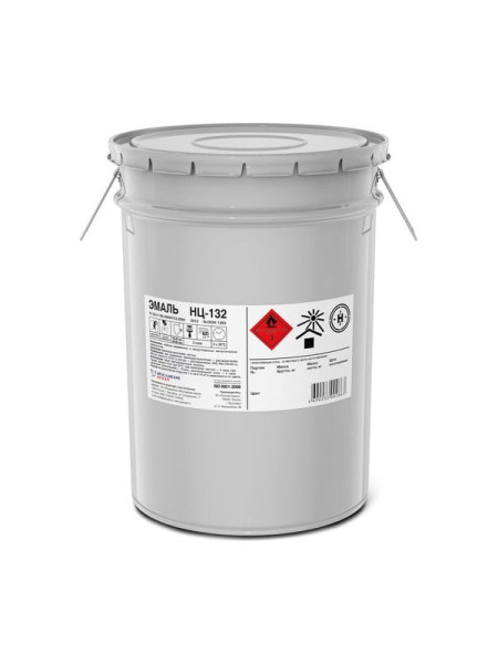 Быстросохнущая нитраэмаль ЯРОСЛАВСКИЕ КРАСКИ НЦ-132 глянцевая белая, 48 кг 4600.3