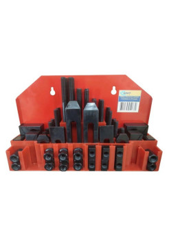 Набор станочного крепежа и прижимов из 58 предметов Т-паз 14 мм, М12, металл. футляр GRIFF b275520