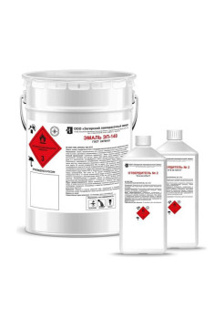 Эмаль ЗАГОРСКИЙ ЛАКОКРАСОЧНЫЙ ЗАВОД ЭП-140 защитная 5 кг ZLK05389