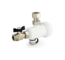 Магнитный фильтр-грязеуловитель для котла Uni-Fitt 3/4" пластик белый 215W3000