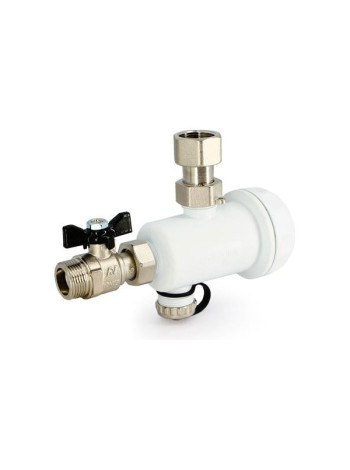 Магнитный фильтр-грязеуловитель для котла Uni-Fitt 3/4" пластик белый 215W3000