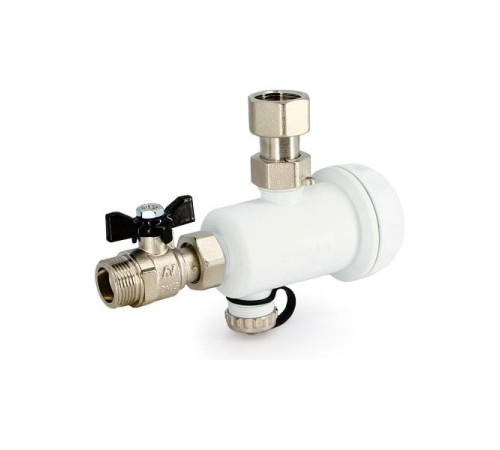 Магнитный фильтр-грязеуловитель для котла Uni-Fitt 3/4" пластик белый 215W3000