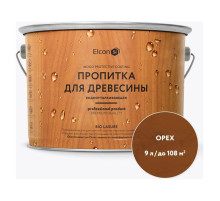 Водоотталкивающая пропитка Elcon Bio Lasure для защиты дерева до 15 лет, антисептик (орех; 9 л) 00-00461959