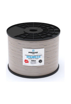 Акустический кабель PROCAST cable ST 14.OFC.2,11.25, 14AWG 2x2,11mm2, прозрачный, 25 м НФ-00001798