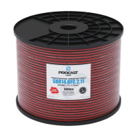 Акустический кабель PROCAST cable SBR 14.OFC.2,11.100, 14AWG 2x2,11mm2, красно-черный, 100 м НФ-00001763