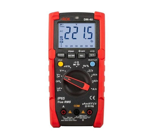 Цифровой мультиметр с поверкой RGK DM-40 779661