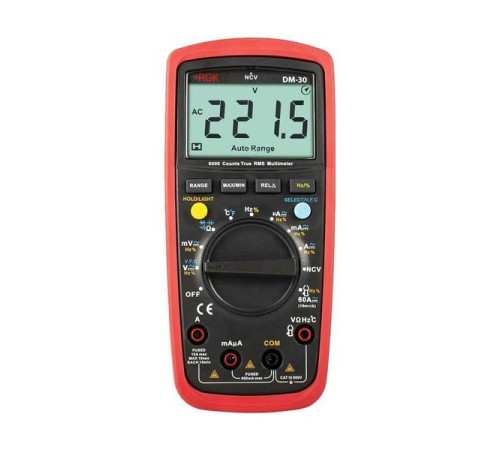 Цифровой мультиметр RGK DM-30 с поверкой 779654
