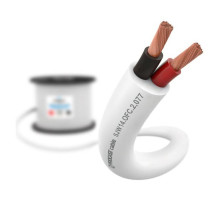 Акустический кабель PROCAST cable SJW 14.OFC.2,077.15 14AWG 2x2,077mm2, PVC, белый, 15 м НФ-00002098