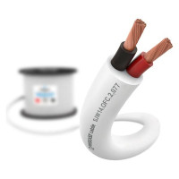 Акустический кабель PROCAST cable SJW 14.OFC.2,077.25 14AWG 2x2,077mm2, PVC, белый, 25 м НФ-00002099