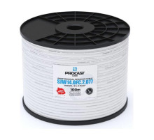 Акустический кабель PROCAST cable SJW 14.OFC.2,077.100 14AWG 2x2,077mm2, PVC, белый, 100 м НФ-00002100