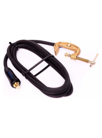 Комплект кабеля со струбциной заземления (5 метров, кг 1x25, вилка 35-50) ЭНАРГИТ КЗС125-5-3550